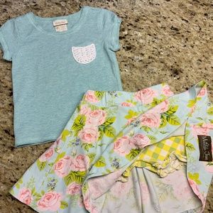 Matilda Jane T-shirt and Skirt Set